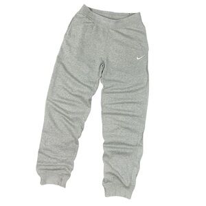 Nike Men’s Gray Sweatpants With Drawstring, Very Comfortable, Great For Activity